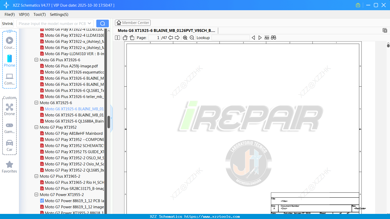 Motorola Moto G6 XT1925-6 BLAINE_MB_0126PVT_V9SCH_B